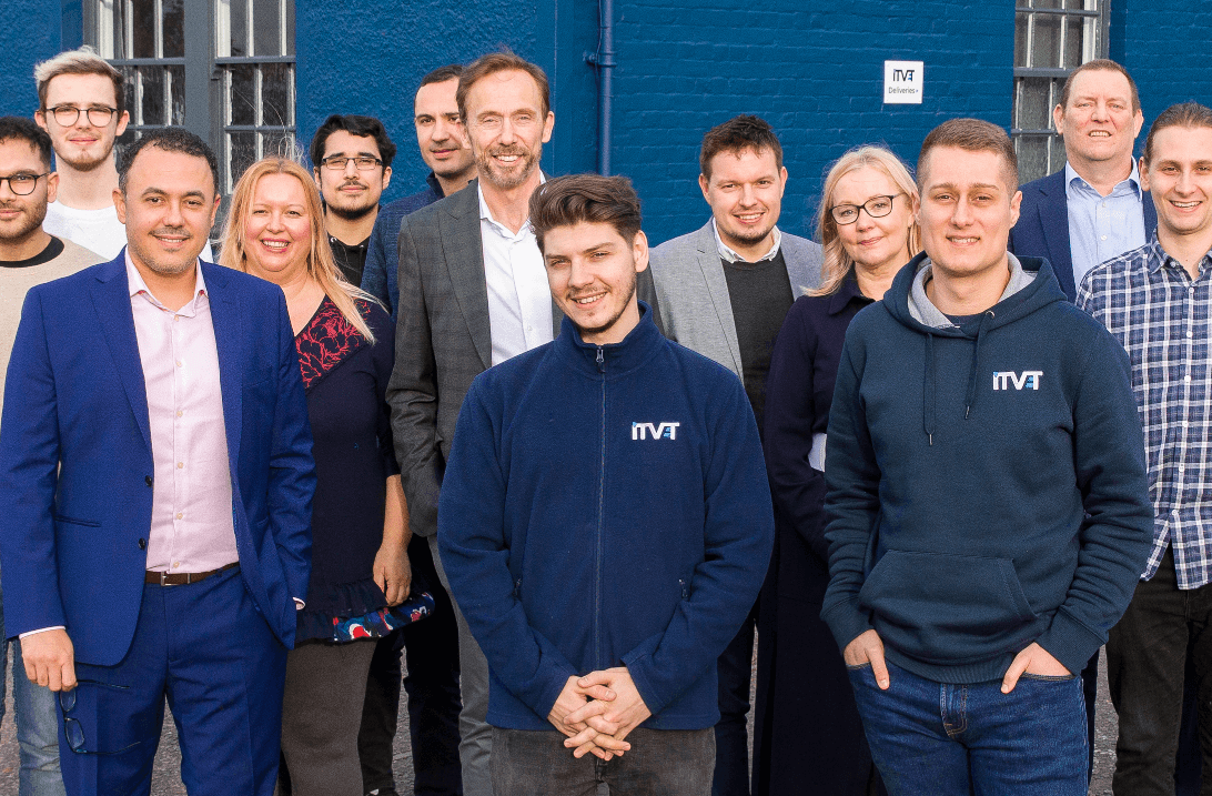 The ITVET Team Outside Their Bishop's Stortford Office