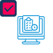 data analytics and reporting icon